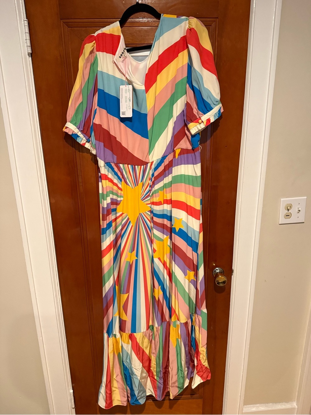Boden Rainbow Short Sleeve dress - Picture 5 of 5